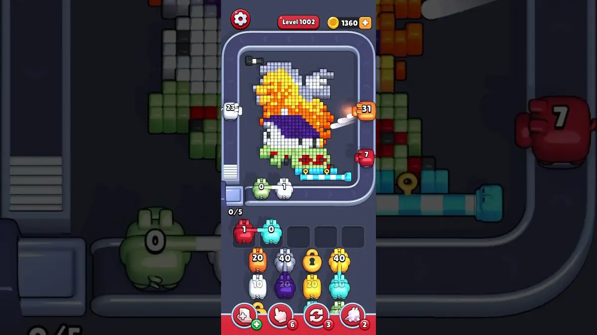 Pixel Flow Level 1002 board preview
