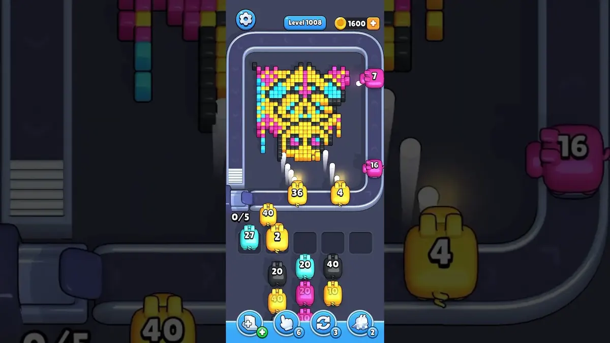 Pixel Flow Level 1008 board preview