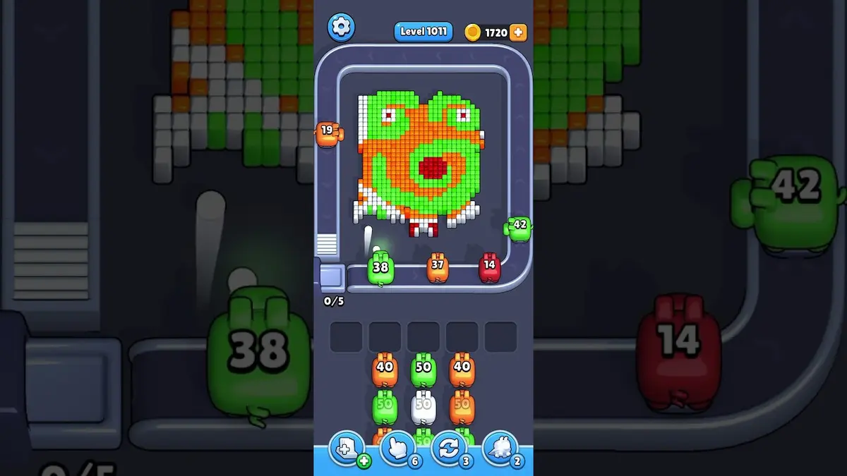Pixel Flow Level 1011 board preview