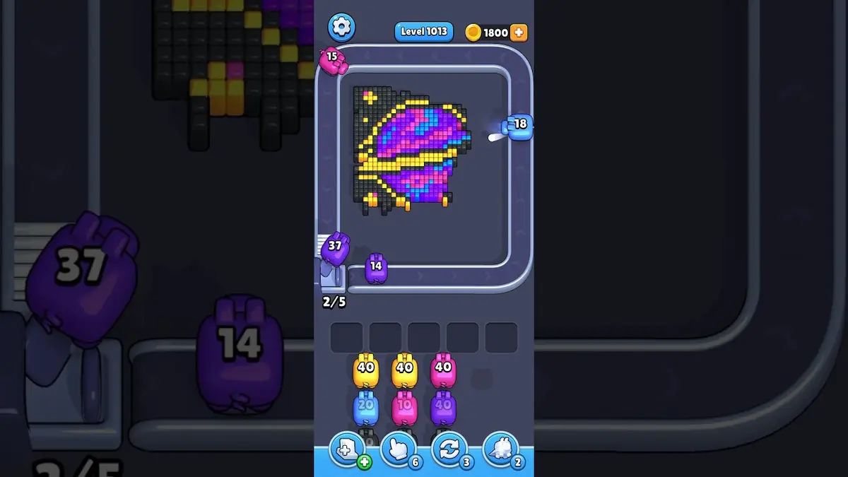 Pixel Flow Level 1013 board preview