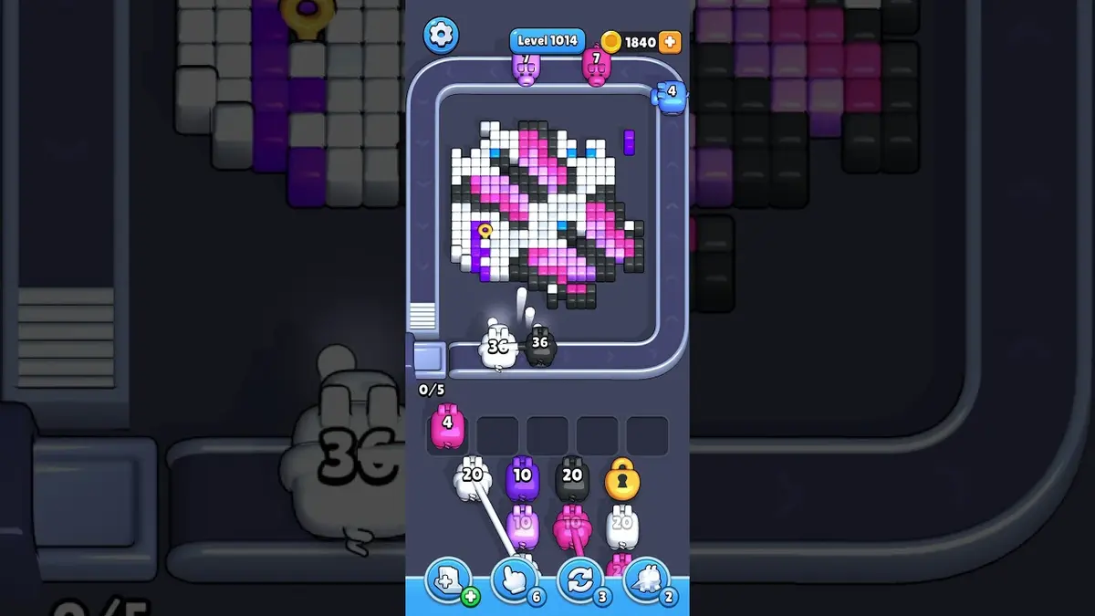 Pixel Flow Level 1014 board preview