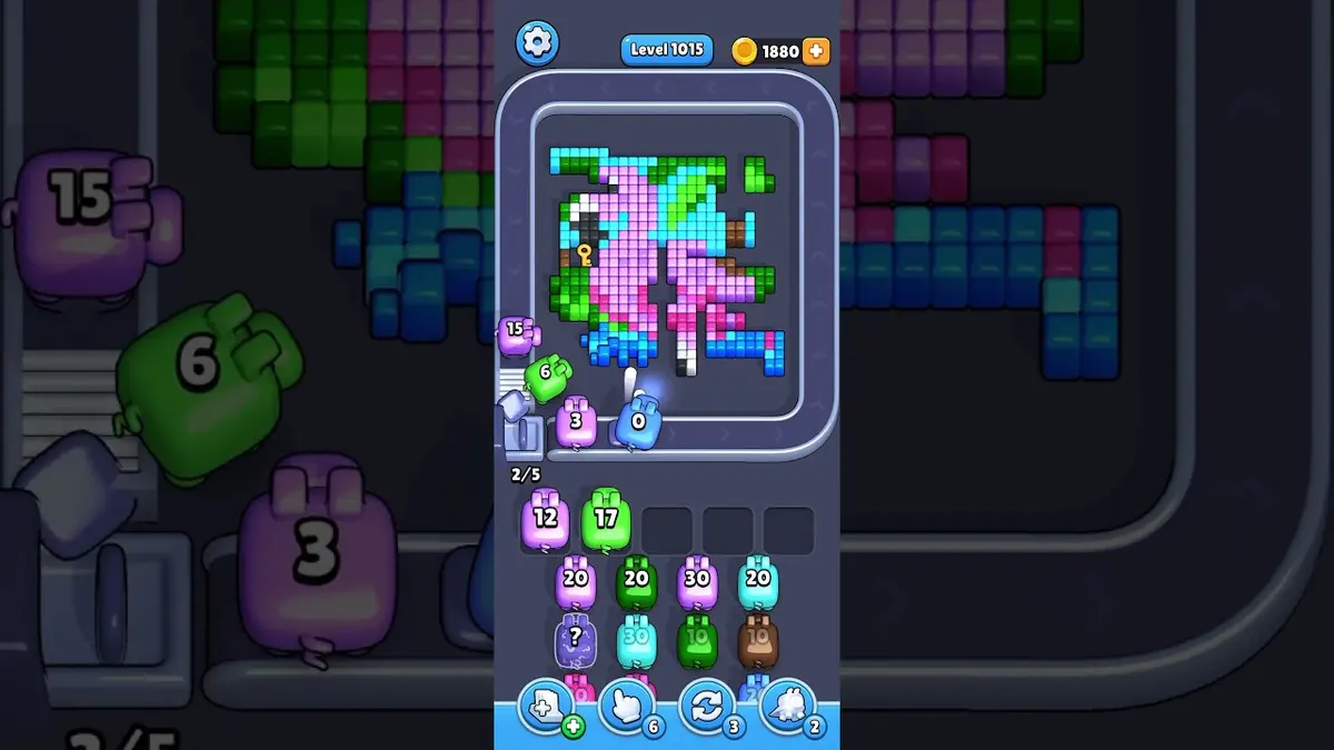 Pixel Flow Level 1015 board preview