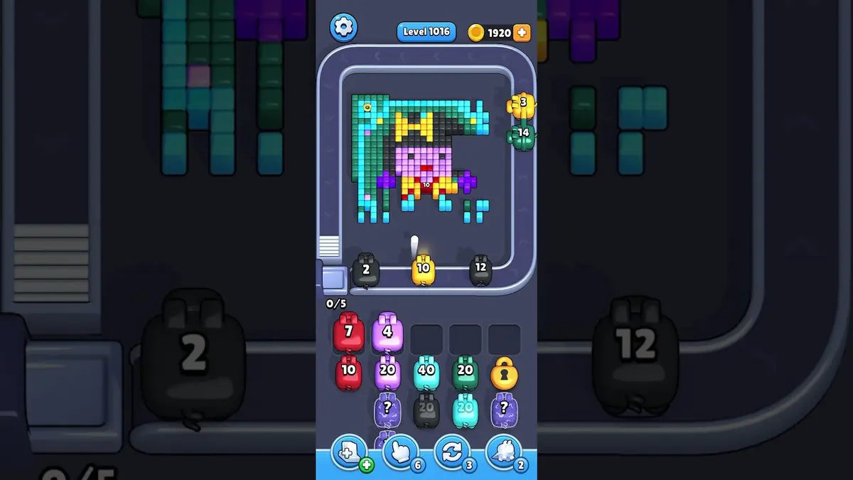 Pixel Flow Level 1016 board preview
