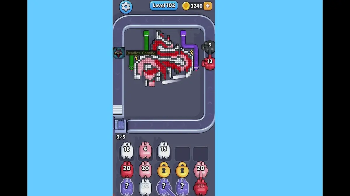 Pixel Flow Level 102 board preview