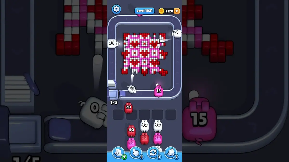 Pixel Flow Level 1021 board preview