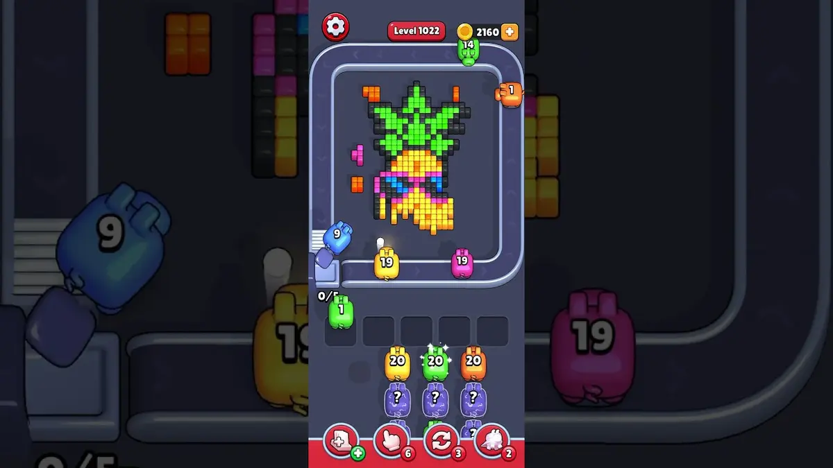 Pixel Flow Level 1022 board preview