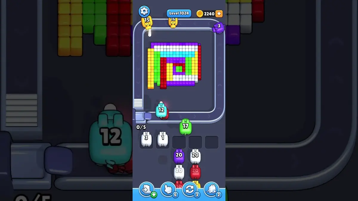 Pixel Flow Level 1024 board preview