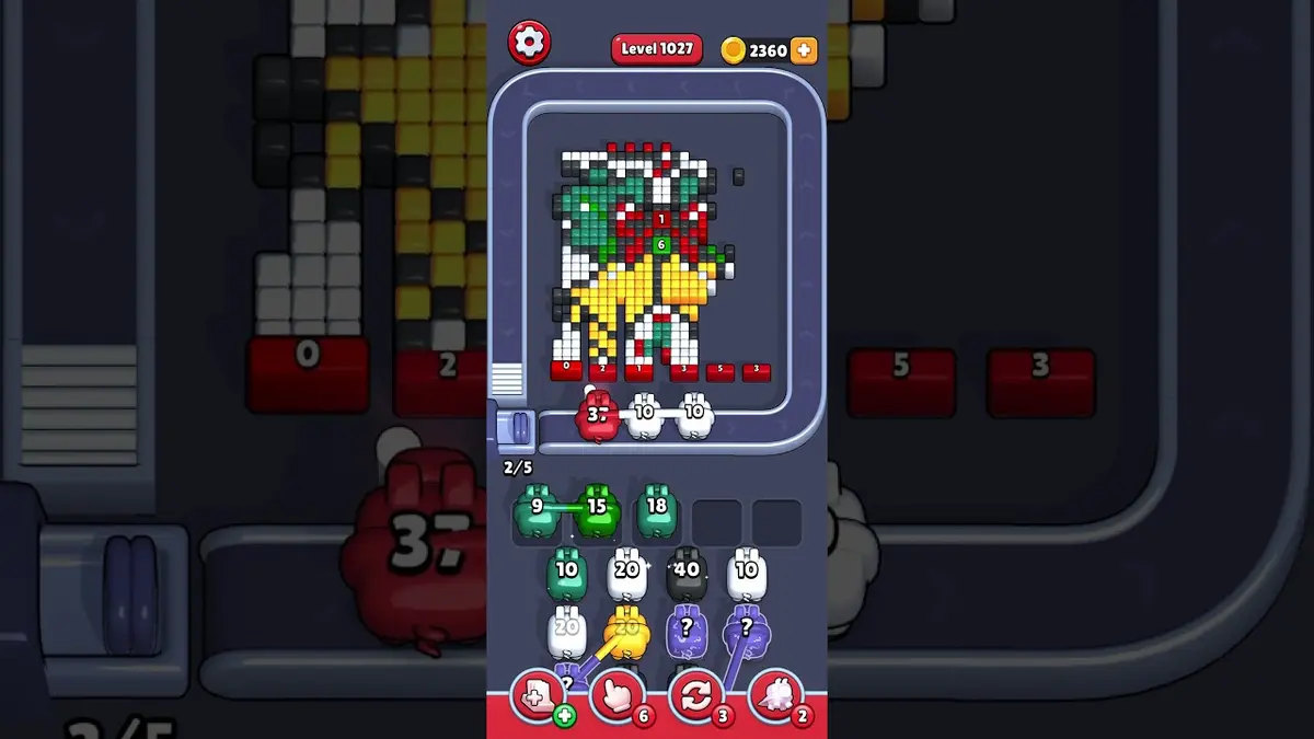 Pixel Flow Level 1027 board preview