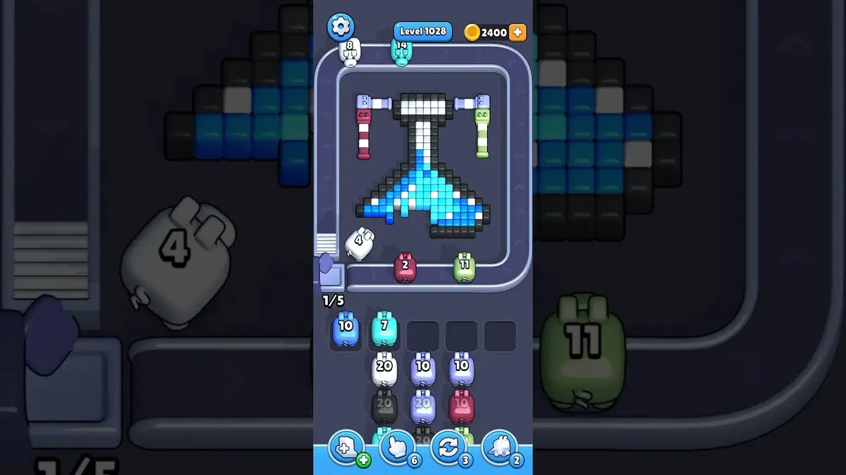 Pixel Flow Level 1028 board preview