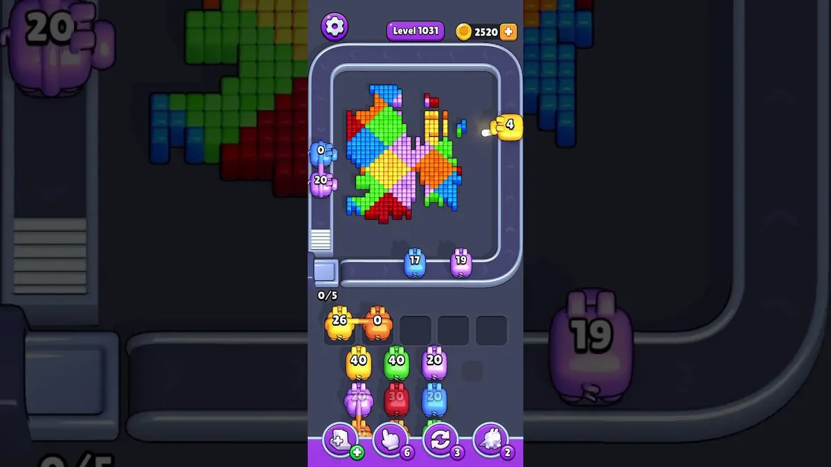 Pixel Flow Level 1031 board preview