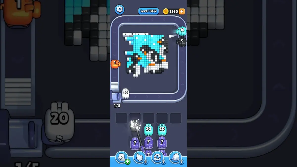 Pixel Flow Level 1032 board preview