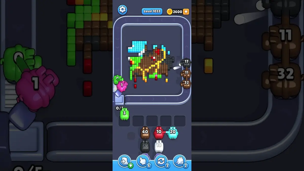 Pixel Flow Level 1033 board preview