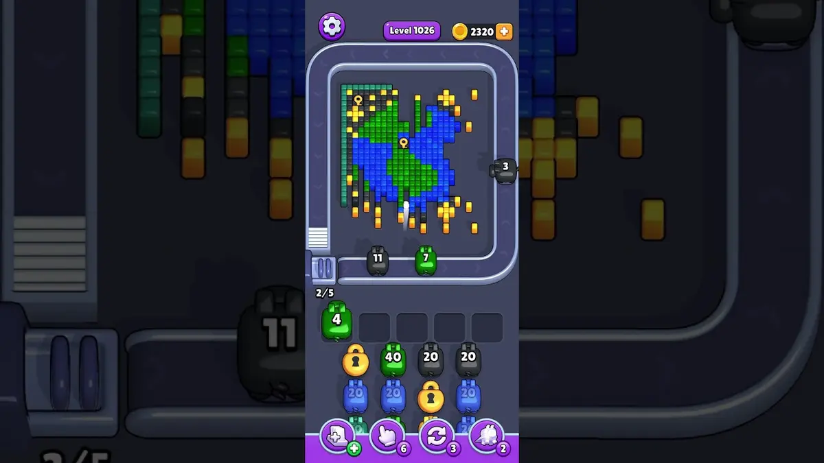 Pixel Flow Level 1035 board preview