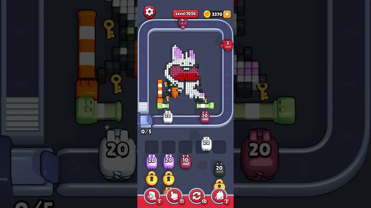 Pixel Flow Level 1036 board preview
