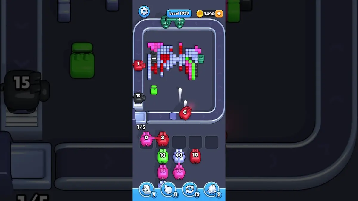 Pixel Flow Level 1039 board preview