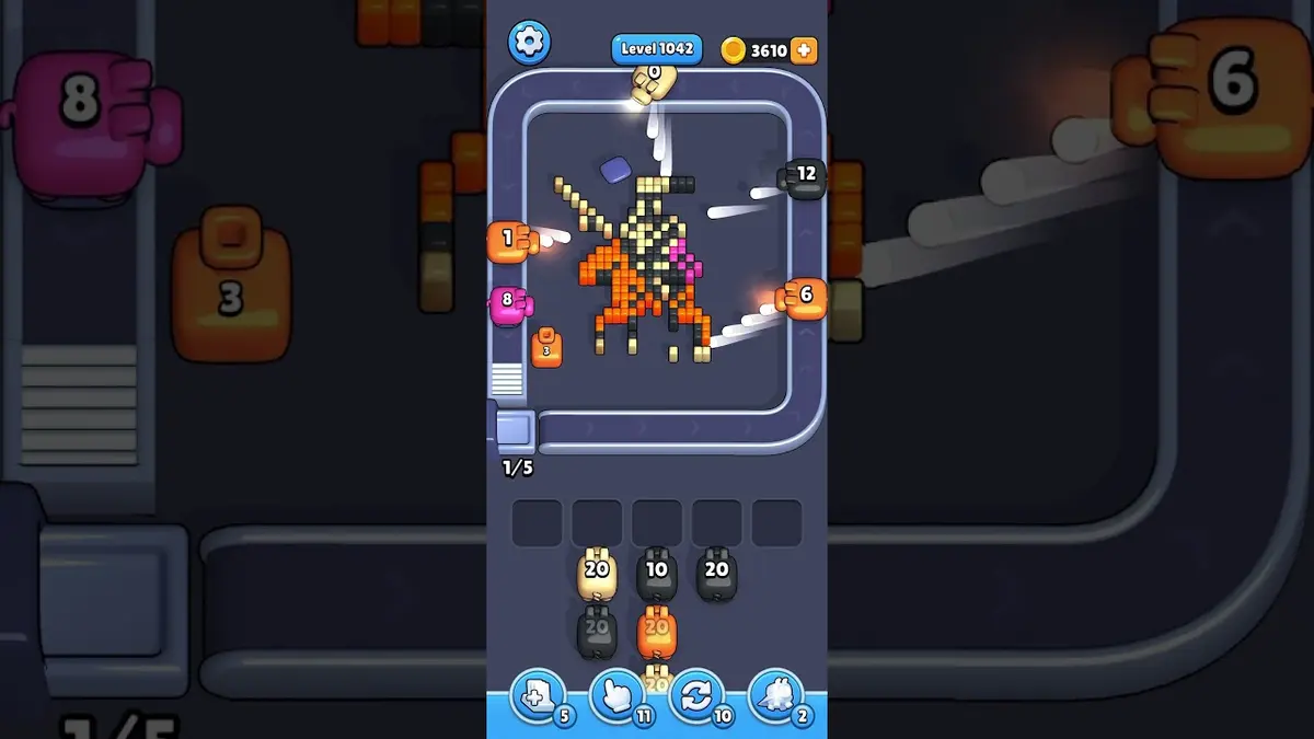 Pixel Flow Level 1042 board preview
