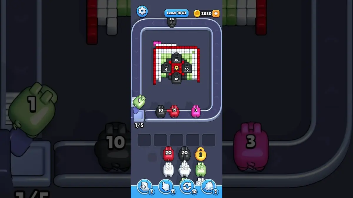 Pixel Flow Level 1043 board preview