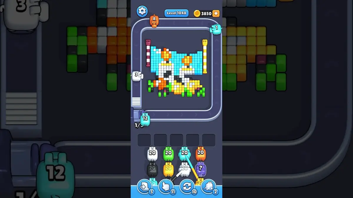 Pixel Flow Level 1048 board preview