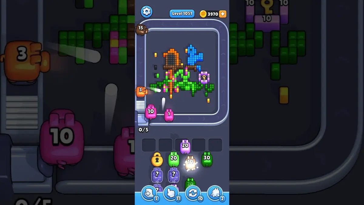 Pixel Flow Level 1051 board preview