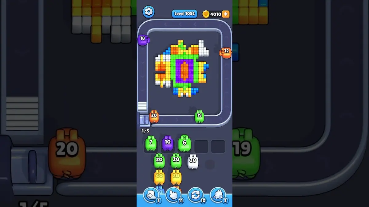 Pixel Flow Level 1052 board preview