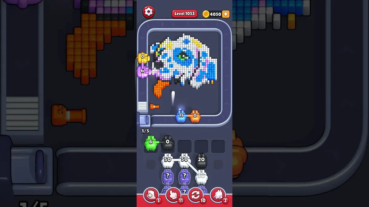 Pixel Flow Level 1053 board preview