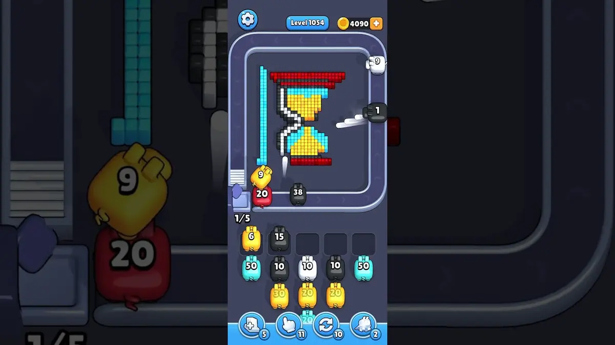 Pixel Flow Level 1054 board preview