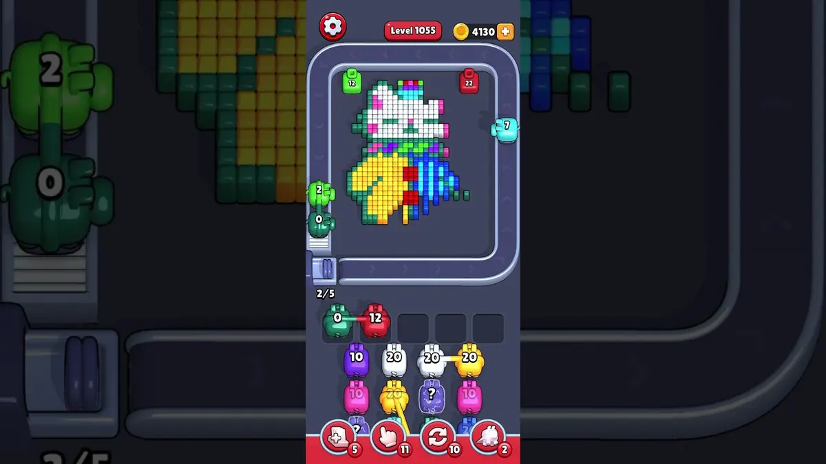 Pixel Flow Level 1055 board preview