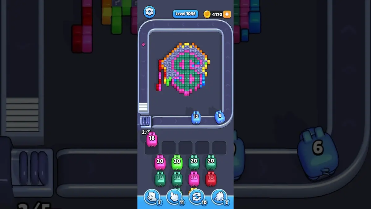 Pixel Flow Level 1056 board preview