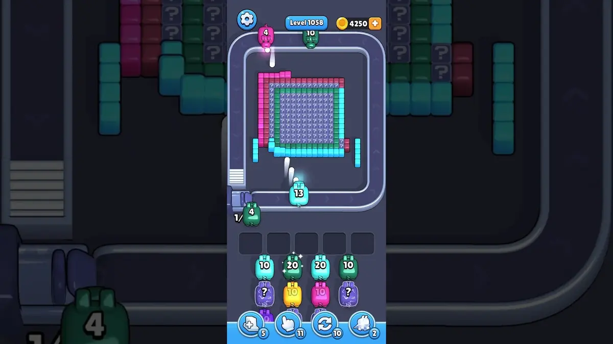 Pixel Flow Level 1058 board preview