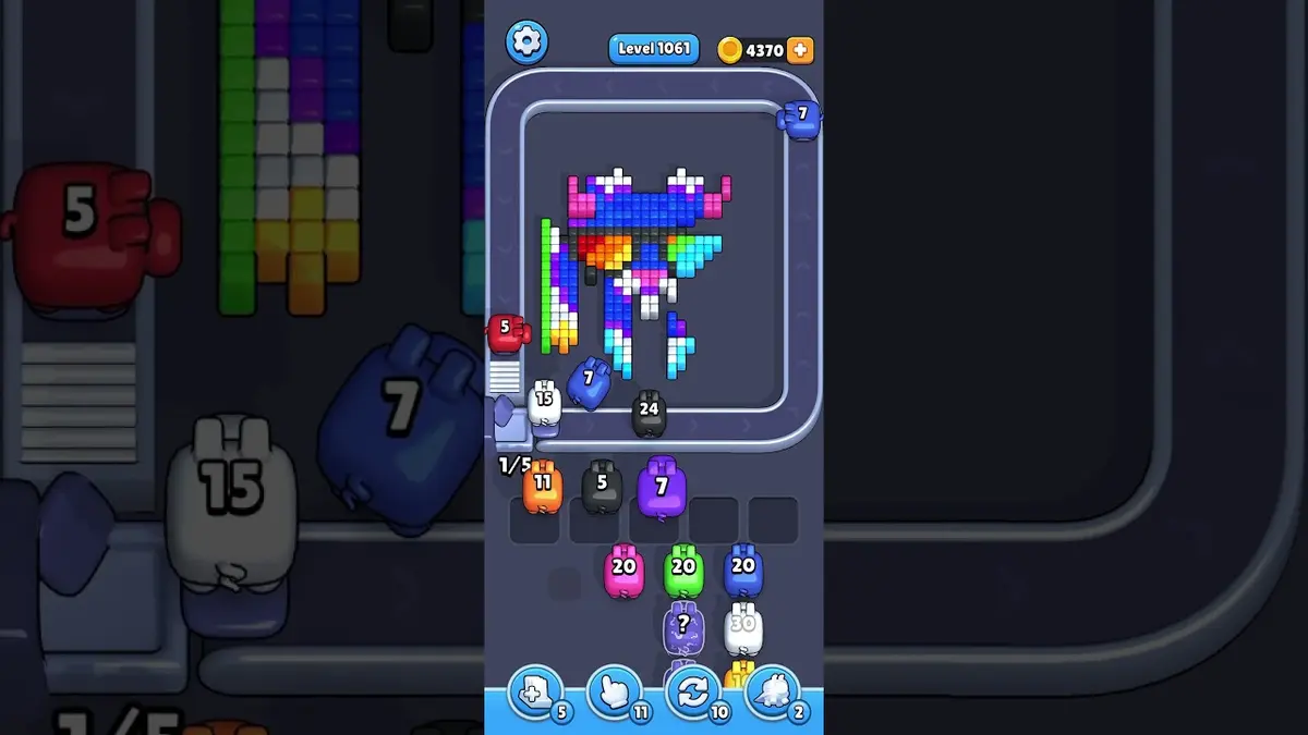 Pixel Flow Level 1061 board preview