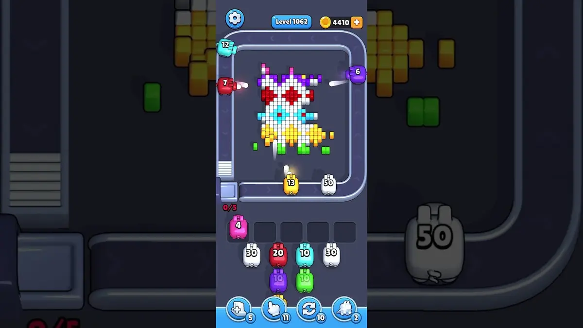 Pixel Flow Level 1062 board preview