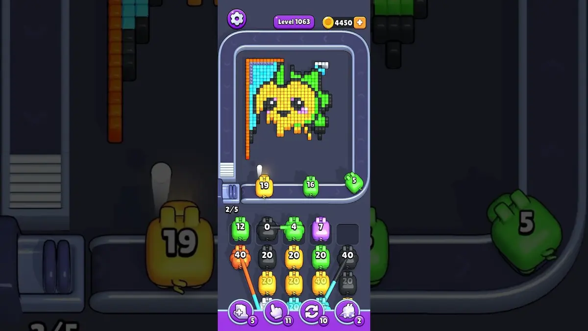 Pixel Flow Level 1063 board preview