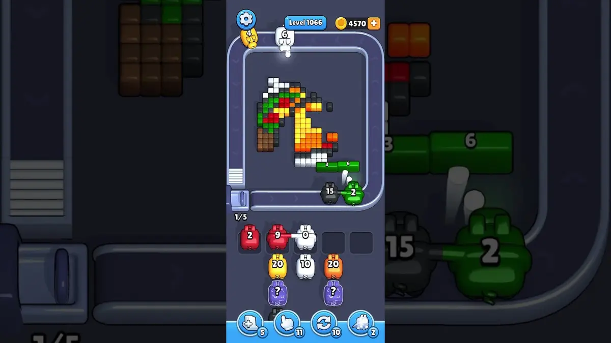 Pixel Flow Level 1066 board preview
