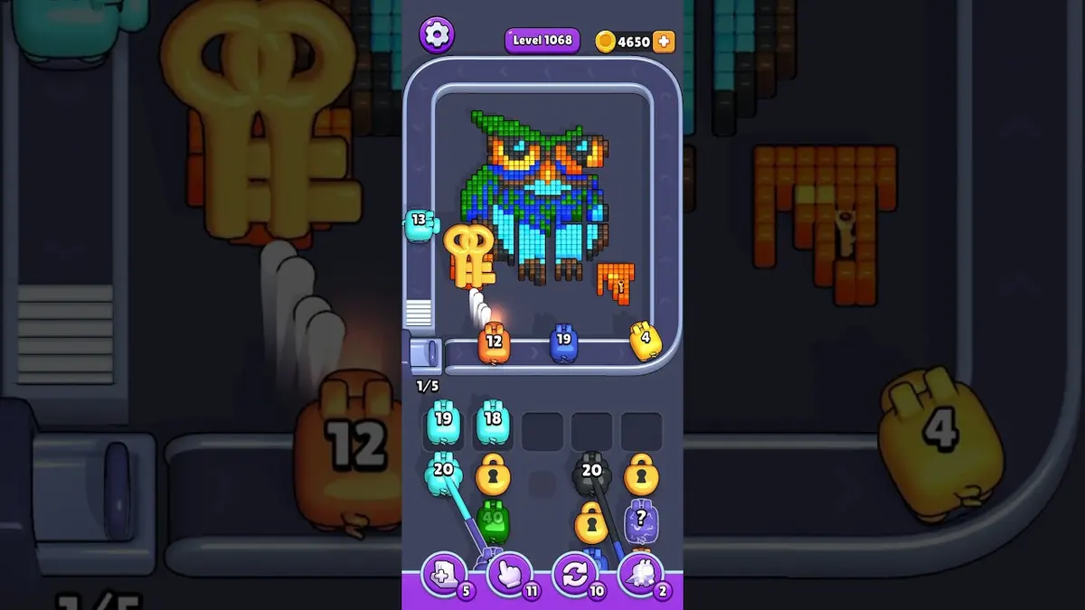 Pixel Flow Level 1068 board preview