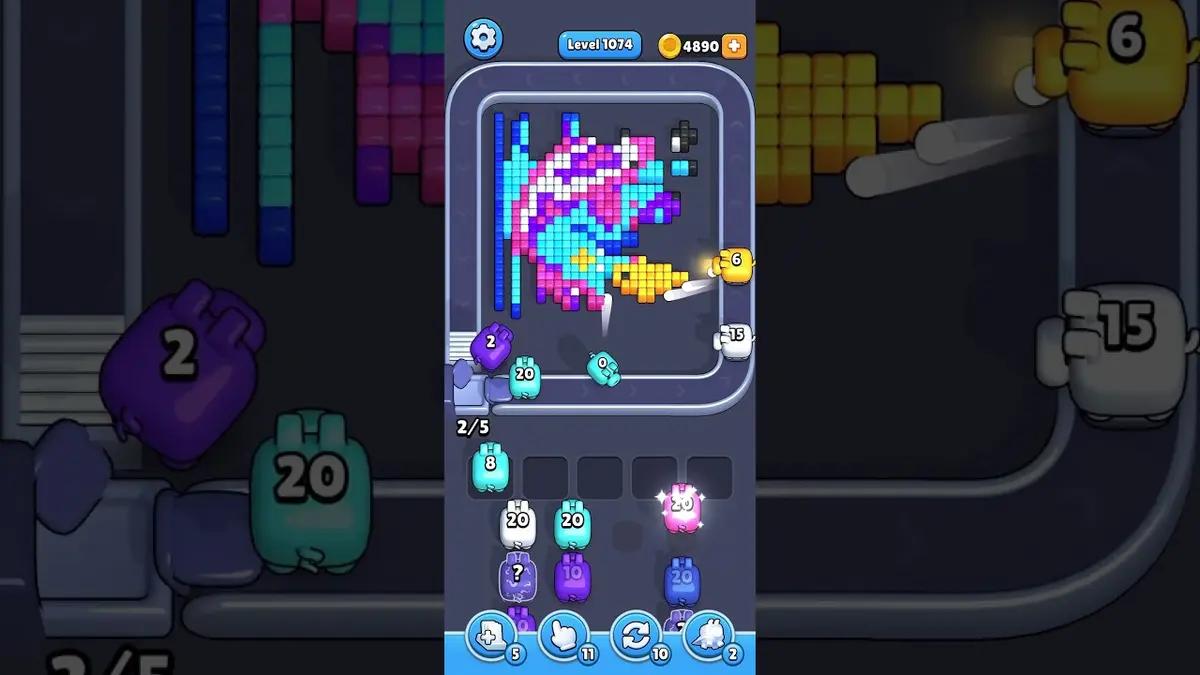 Pixel Flow Level 1074 board preview