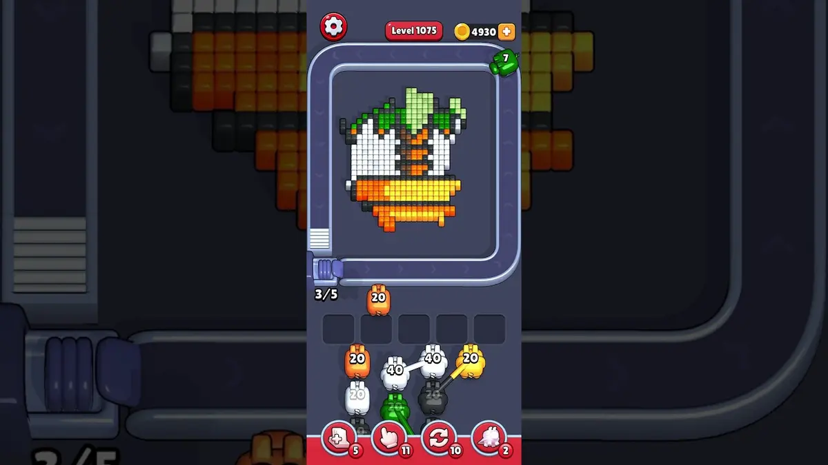 Pixel Flow Level 1075 board preview