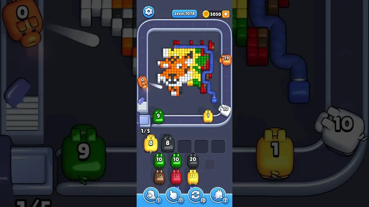 Pixel Flow Level 1078 board preview