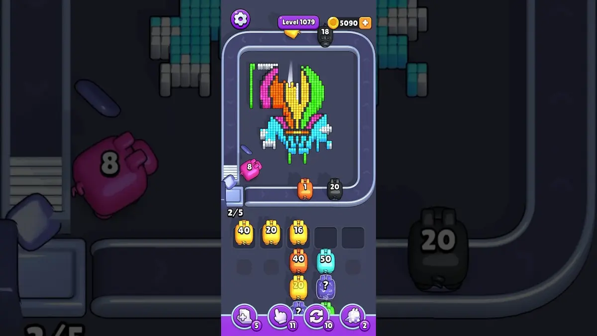 Pixel Flow Level 1079 board preview