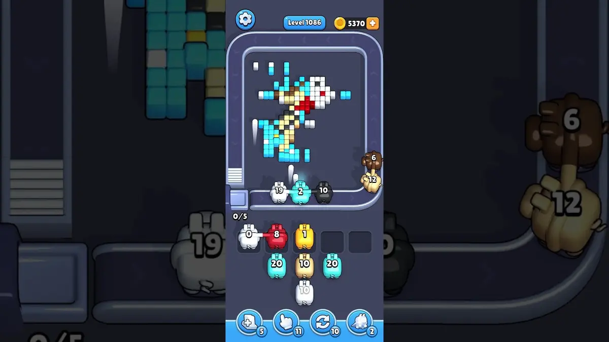 Pixel Flow Level 1086 board preview