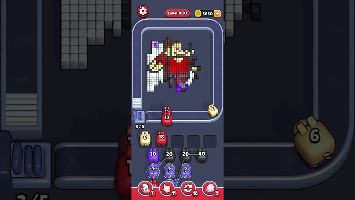 Pixel Flow Level 1093 board preview