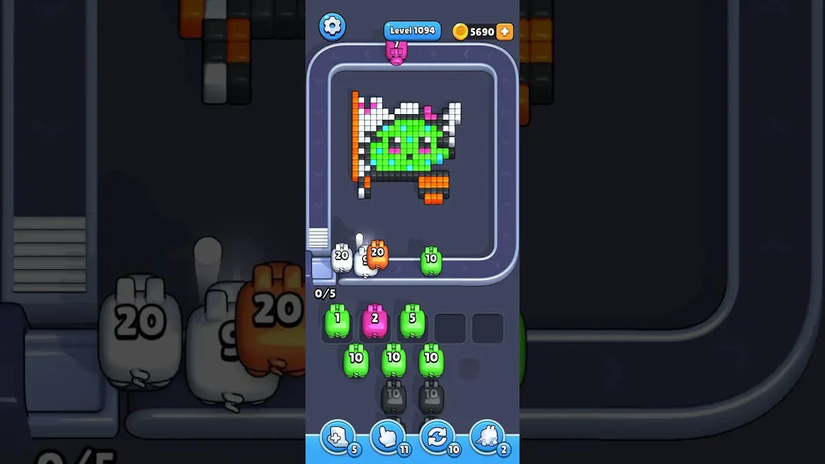 Pixel Flow Level 1094 board preview