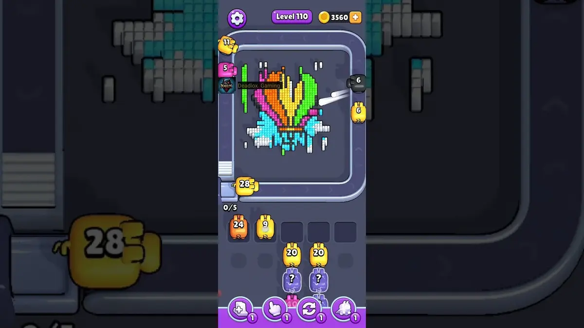 Pixel Flow Level 110 board preview
