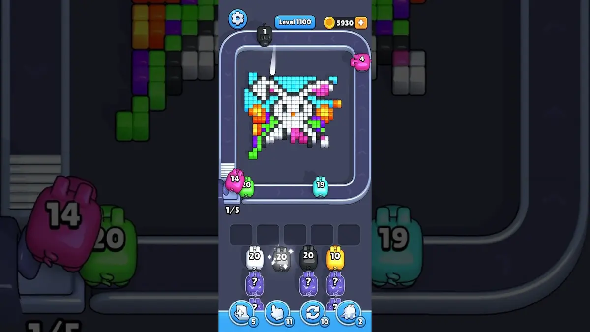 Pixel Flow Level 1100 board preview