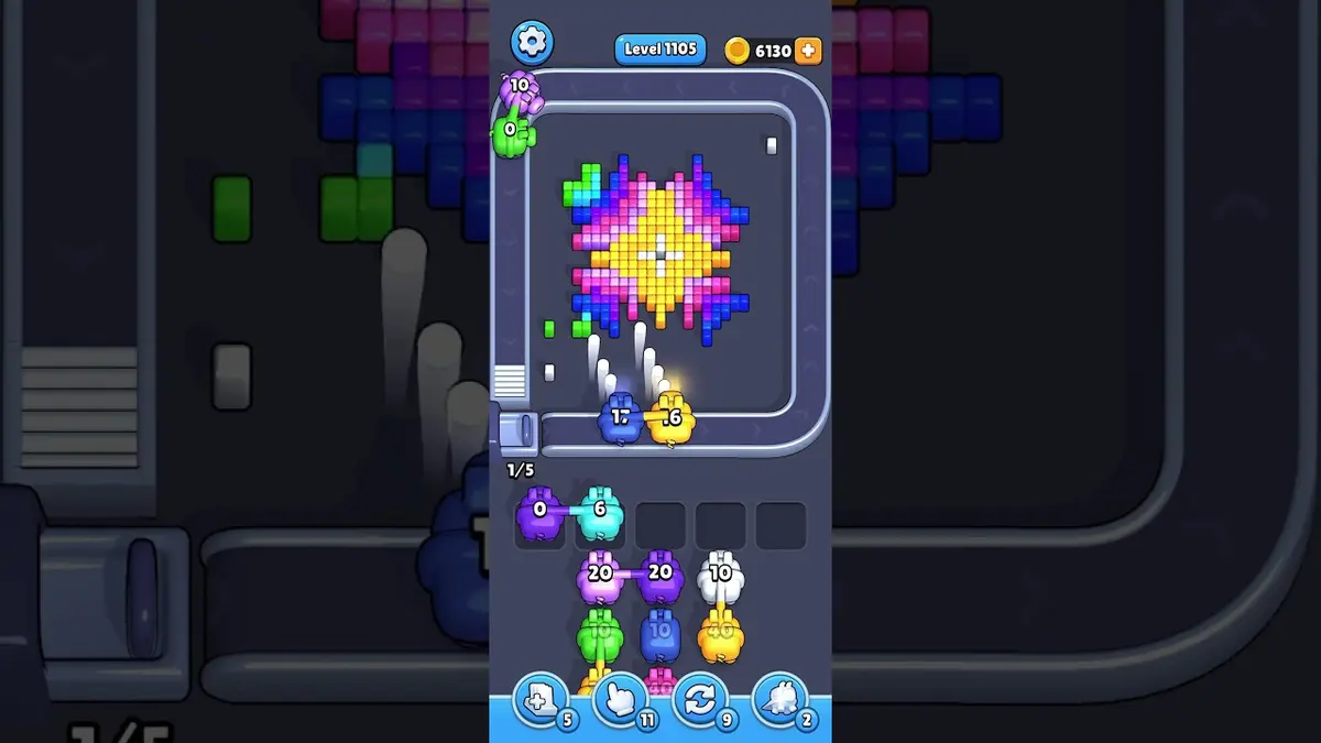 Pixel Flow Level 1105 board preview