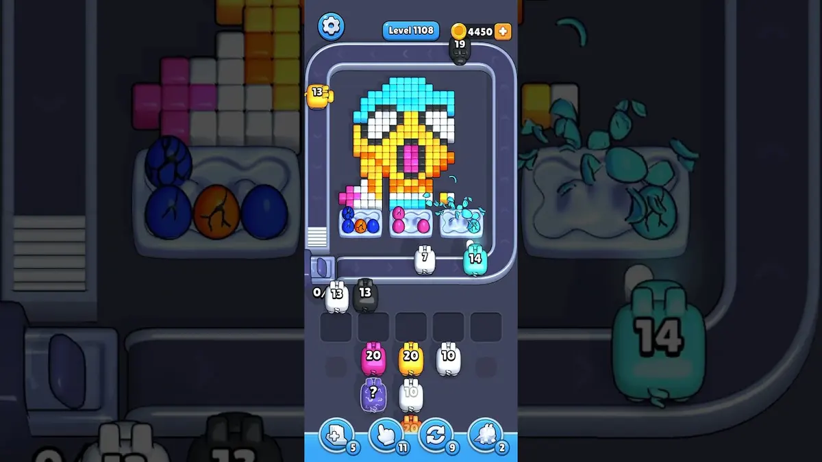 Pixel Flow Level 1108 board preview