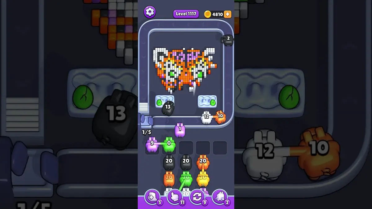 Pixel Flow Level 1117 board preview