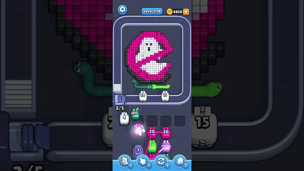 Pixel Flow Level 1118 board preview