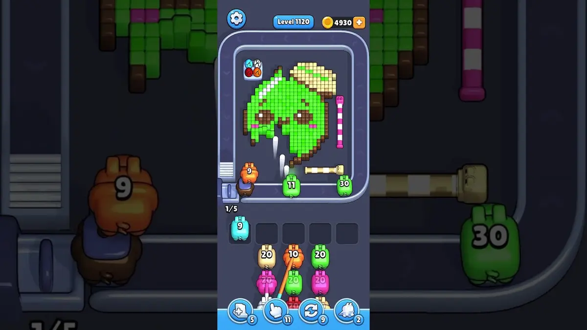 Pixel Flow Level 1120 board preview