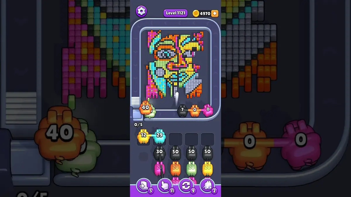 Pixel Flow Level 1121 board preview