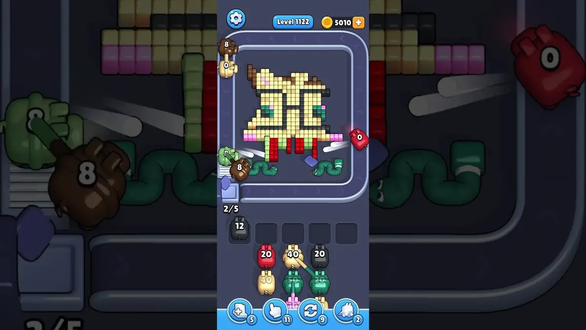 Pixel Flow Level 1122 board preview